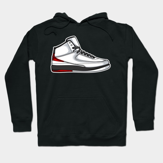 AJ 2 Retro Sneaker Hoodie by milatees